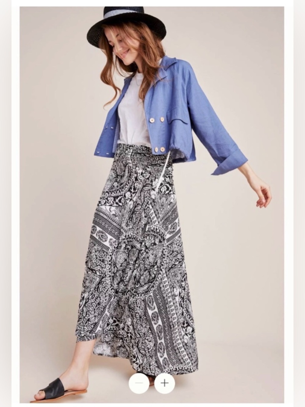 Anthropologie Maeve Issa Maxi Skirt